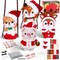 Christmas Shiba Inu and Piggy Needle Felting Kit. Wizardi DIY Wool Craft Kit F07N8-Z-12